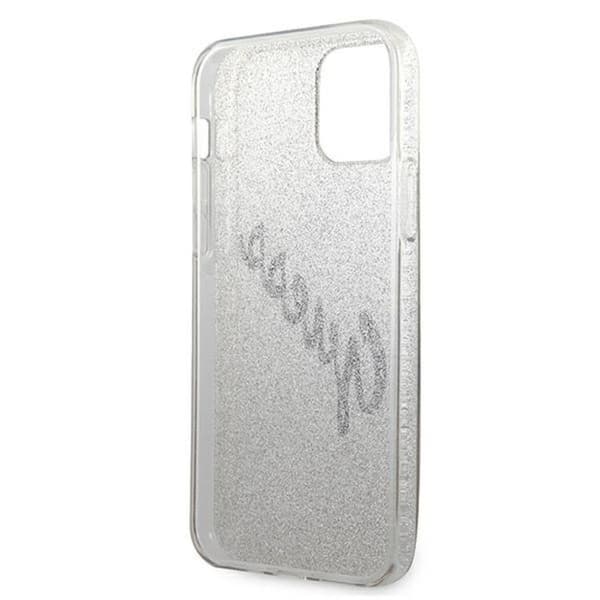 Guess Glitter Gradient Script - iPhone 12 mini cover (guld)