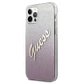 Miniatyrbillede 2 af 8: Guess Glitter Gradient Script - iPhone 12 Pro Max cover (lyserød)