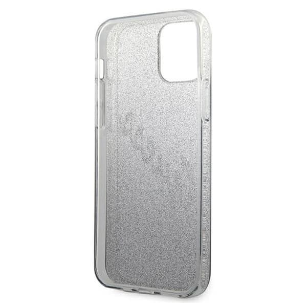 Guess Glitter Gradient Script - iPhone 12 mini cover (sort)