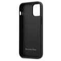 Miniatyrbillede 4 af 4: Mercedes Leather Wave Line - iPhone 12 mini cover (sort)