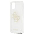 Miniatyrbillede 6 af 8: Guess Glitter 4G stort logo - iPhone 12 Pro Max cover (klart)