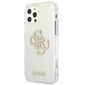 Miniatyrbillede 2 af 8: Guess Glitter 4G stort logo - iPhone 12 Pro Max cover (klart)