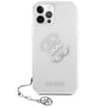 Miniatyrbillede 3 af 8: Guess 4G stort logo-vedhæng - iPhone 12 Pro Max cover (sølv vedhæng)