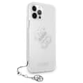 Miniatyrbillede 4 af 8: Guess 4G stort logo-vedhæng - iPhone 12 Pro Max cover (sølv vedhæng)