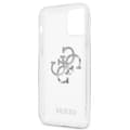 Miniatyrbillede 7 af 8: Guess 4G stort logo-vedhæng - iPhone 12 Pro Max cover (sølv vedhæng)