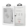 Miniatyrbillede 8 af 8: Guess 4G stort logo-vedhæng - iPhone 12 Pro Max cover (sølv vedhæng)