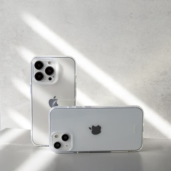 Crong Crystal Slim Cover - iPhone 13 Pro Max Etui (Klart)