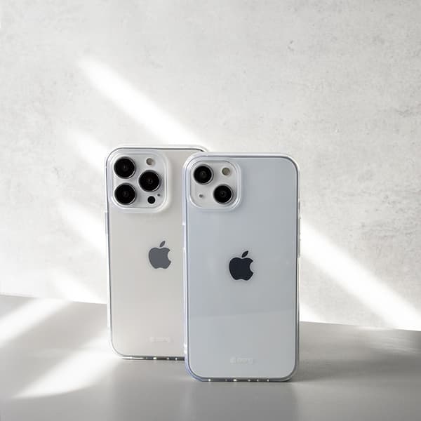 Crong Crystal Slim Cover - iPhone 13 Pro Max Etui (Klart)