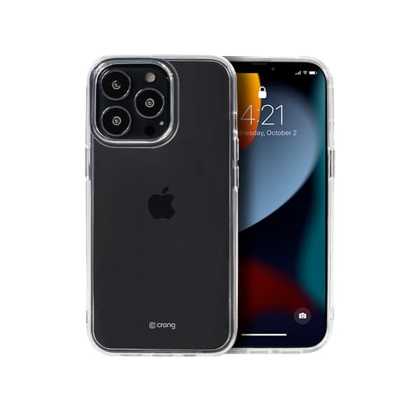 Crong Crystal Slim Cover - iPhone 13 Pro Max Etui (Klart)