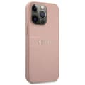 Miniatyrbillede 4 af 8: Guess Saffiano Metal Logo Striber - iPhone 13 Pro Max Etui (Pink)