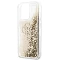 Miniatyrbillede 6 af 8: Guess Liquid Glitter 4G stort logo - iPhone 13 Pro Max cover (guld)