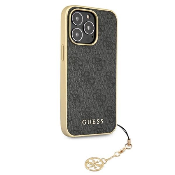 Guess 4G Charms Kollektion - iPhone 13 Pro Max Etui (Grå)