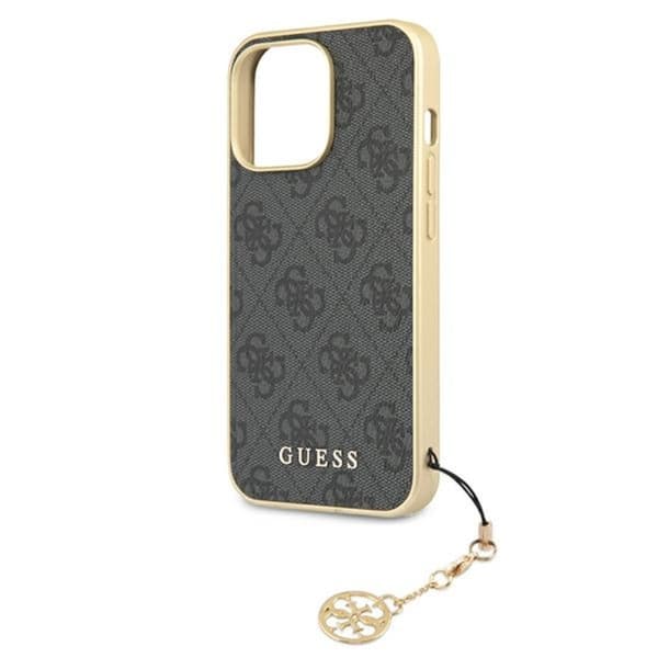 Guess 4G Charms Kollektion - iPhone 13 Pro Max Etui (Grå)