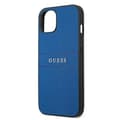 Miniatyrbillede 6 af 8: Guess Saffiano Metal Logo Striber - iPhone 13 mini cover (blå)
