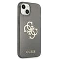 Miniatyrbillede 4 af 8: Guess Glitter 4G stort logo - iPhone 13 mini cover (sort)