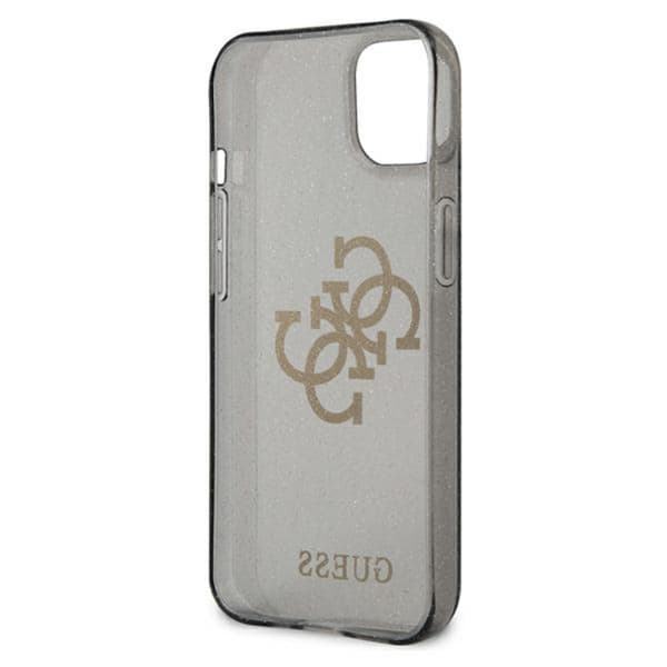 Guess Glitter 4G stort logo - iPhone 13 mini cover (sort)