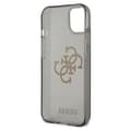 Miniatyrbillede 7 af 8: Guess Glitter 4G stort logo - iPhone 13 mini cover (sort)