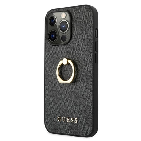Guess 4G Ring-cover - iPhone 13 Pro-cover (grå)
