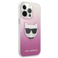 Miniatyrbillede 4 af 8: Karl Lagerfeld Choupette Head - iPhone 13 Pro Max cover (lyserød)