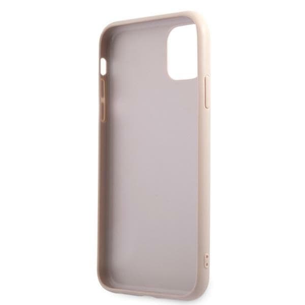Guess 4G Bottom Stripe Collection - iPhone 11 -kotelo (vaaleanpunainen)