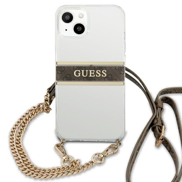 Guess 4G Guldstribet Crossbody - iPhone 13 mini cover