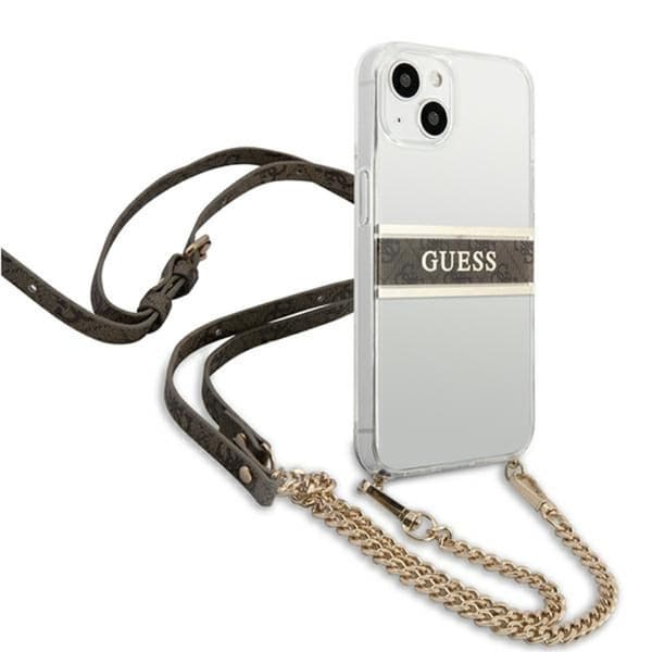 Guess 4G Guldstribet Crossbody - iPhone 13 mini cover
