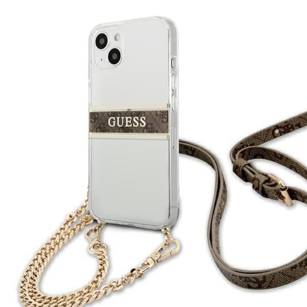 Guess 4G Guldstribet Crossbody - iPhone 13 mini cover