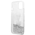 Miniatyrbillede 7 af 8: Karl Lagerfeld Liquid Glitter Karl & Choupette Head - iPhone 13 mini cover (sølv)