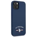 Miniatyrbild 4 av 8: US Polo Assn Silikonlogotyp - iPhone 13 mini-skal (Marinblå)