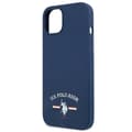 Miniatyrbild 6 av 8: US Polo Assn Silikonlogotyp - iPhone 13 mini-skal (Marinblå)