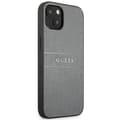 Miniatyrbillede 4 af 8: Guess Saffiano Metal Logo Stripes - iPhone 13 mini cover (grå)