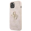 Miniatyrbillede 2 af 8: Guess 4G stort metallogo - iPhone 13 cover (lyserød)