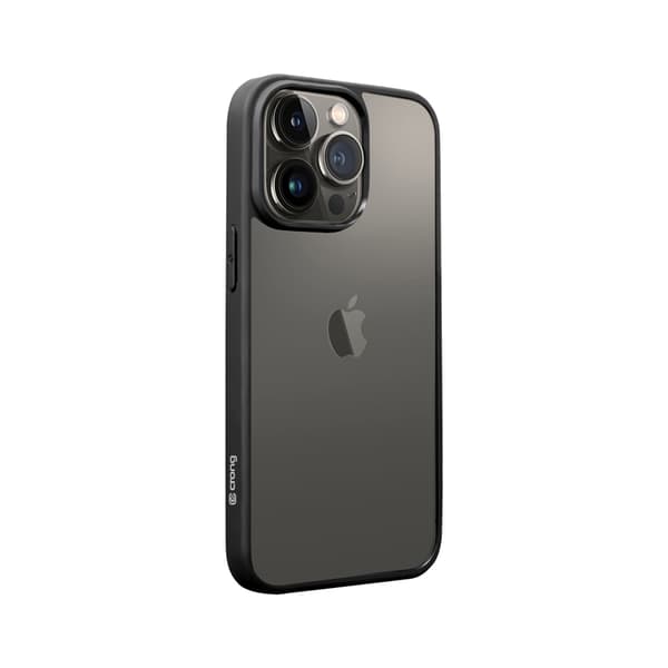 Crong Clear Cover - iPhone 13 Pro Max -kotelo (musta)