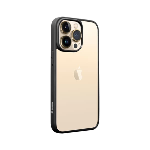 Crong Clear Cover - iPhone 13 Pro Max -kotelo (musta)