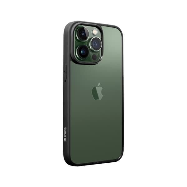 Crong Clear Cover - iPhone 13 Pro Max -kotelo (musta)