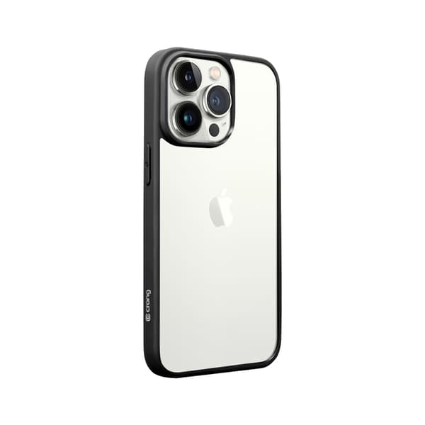 Crong Clear Cover - iPhone 13 Pro Max -kotelo (musta)