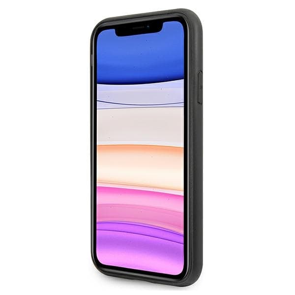 Guess 4G Triangle Collection - iPhone 11-skal (grått)