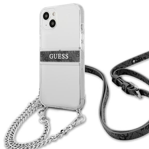 Guess 4G sølvstribet crossbody - iPhone 13 mini cover