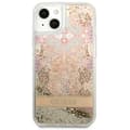 Miniatyrbild 3 av 8: Guess Liquid Glitter Paisley - iPhone 13 mini-skal (guld)