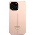 Pikkukuva 3 / 8: Guess silikoninen kolmiologo - iPhone 13 Pro -kuori (vaaleanpunainen)