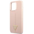 Pikkukuva 6 / 8: Guess silikoninen kolmiologo - iPhone 13 Pro -kuori (vaaleanpunainen)