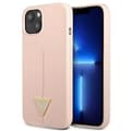 Miniatyrbillede 1 af 8: Guess Silikone Trekant Logo - iPhone 13 mini Cover (Pink)