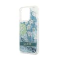 Miniatyrbillede 6 af 8: Guess Liquid Glitter Flower - iPhone 13 Pro cover (blå/grøn)