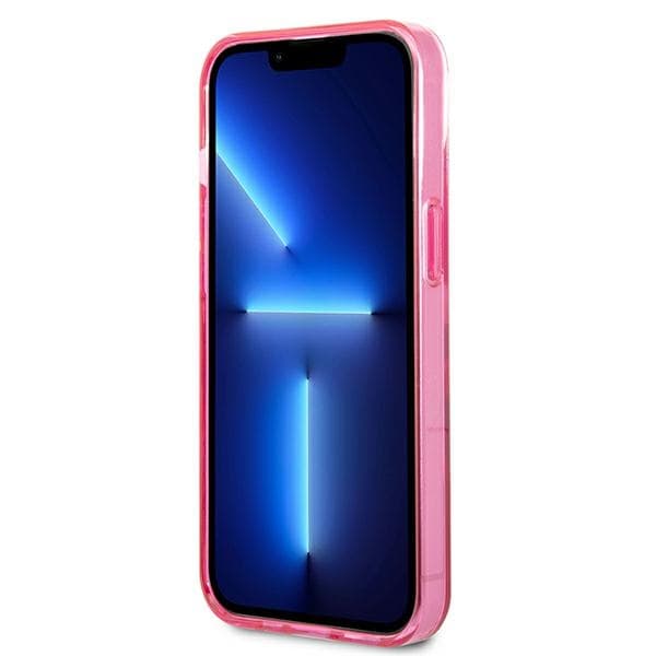 Karl Lagerfeld Gradient Iconic Karl & Choupette - iPhone 13 mini cover (lyserød)