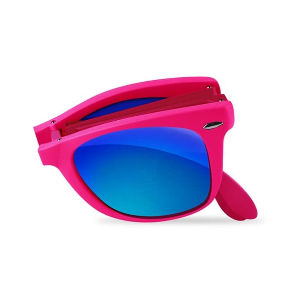 PURO Sunny Kit - iPhone SE (2022/2020) / 8/7 Skal Set + Vikbara Solglasögon (Rosa)
