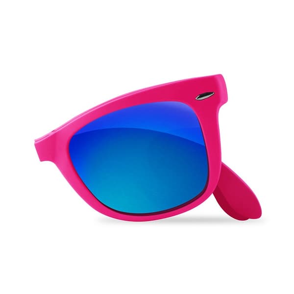 PURO Sunny Kit - iPhone SE (2022/2020) / 8/7 Skal Set + Vikbara Solglasögon (Rosa)
