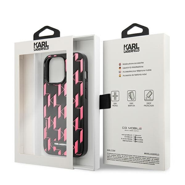Karl Lagerfeld monogram plakette - iPhone 13 Pro Max cover