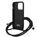 Pikkukuva 6 / 7: Karl Lagerfeld Monogrammi Nahkamerkki ja Nyöri Iconik - iPhone 13 Pro -kuori
