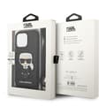 Pikkukuva 7 / 7: Karl Lagerfeld Monogrammi Nahkamerkki ja Nyöri Iconik - iPhone 13 Pro -kuori