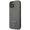 Miniatyrbillede 2 af 8: Guess Saffiano Triangle Logo-cover - iPhone 13 mini-cover (sølv)